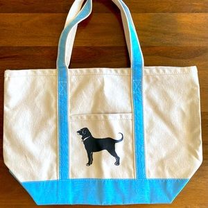 THE BLACK DOG Classic Canvas Tote BRAND NEW/NEVER USED